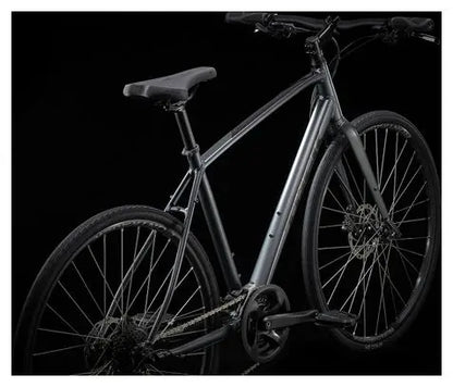 Vélo Fitness Trek FX 2 Disc Shimano Acera/Altus 9V 700 mm Gris Lithium JARDINS LOISIRS