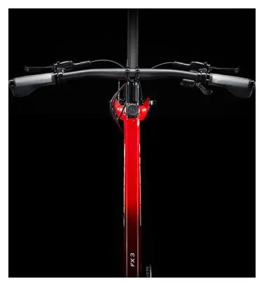 Vélo Fitness Trek FX 3 Disc Shimano Deore 10V 700 mm Rouge Viper JARDINS LOISIRS