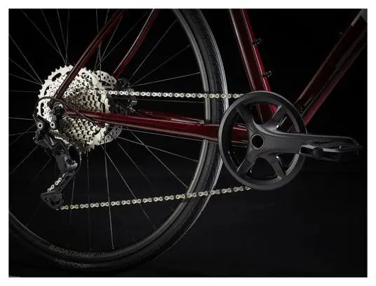 Vélo Fitness Trek FX 3 Disc Shimano Deore 10V 700 mm Rouge Viper JARDINS LOISIRS