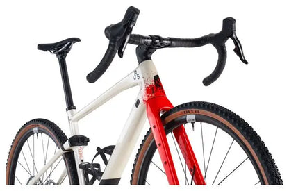 Vélo de Gravel BMC URS 01 Four Sram Rival eTap AXS/GX Eagle 12V 700 mm Blanc Pearl JARDINS LOISIRS