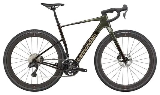 Vélo de Gravel Cannondale Topstone Carbon LTD Shimano GRX Di2 12V 700 mm Marron/Vert JARDINS LOISIRS
