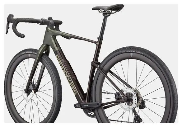 Vélo de Gravel Cannondale Topstone Carbon LTD Shimano GRX Di2 12V 700 mm Marron/Vert JARDINS LOISIRS