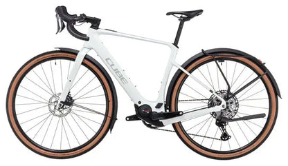 Vélo de Gravel Électrique Cube Nuroad Hybrid C:62 Race FE 400X Shimano GRX 12V 400 Wh 700 mm Gris Vert Desertstone 2025 JARDINS LOISIRS