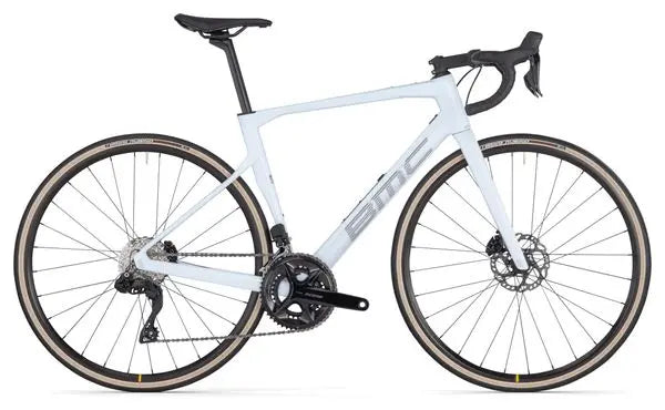 Vélo de Route BMC Roadmachine Four Shimano 105 Di2 12V 700 mm Blanc Cool 2024 JARDINS LOISIRS
