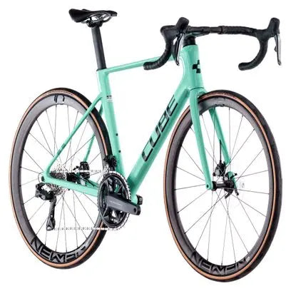 Vélo de Route Cube Litening Air C:68X Race Shimano Ultegra Di2 12V 700 mm Turquoise Dazzle 2025 JARDINS LOISIRS