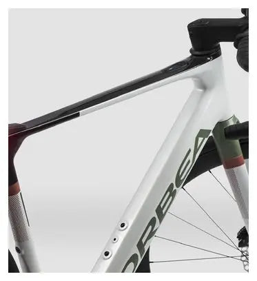 Vélo de Route Électrique Orbea Gain M30i Shimano 105 Di2 12V 350 Wh 700 mm Blanc Chic 2024 JARDINS LOISIRS