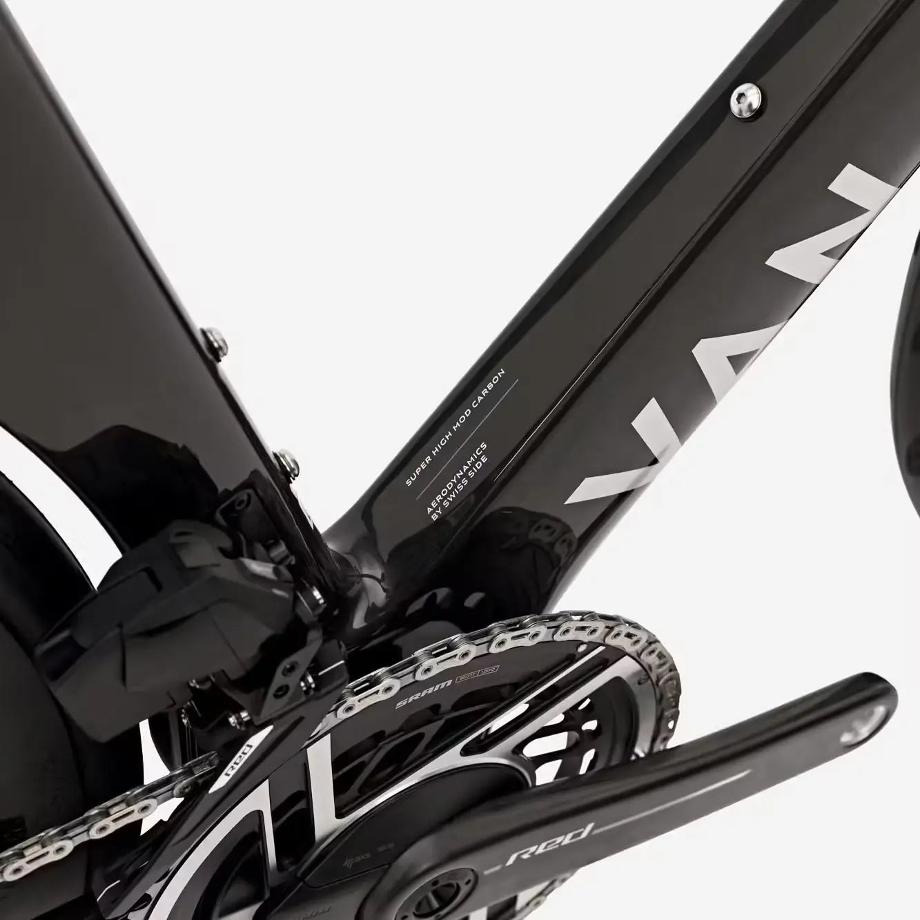 Vélo de Route Van Rysel RCR-F Pro Sram Red AXS 12V 700 mm Noir Carbon Raw Signature 2025 JARDINS LOISIRS