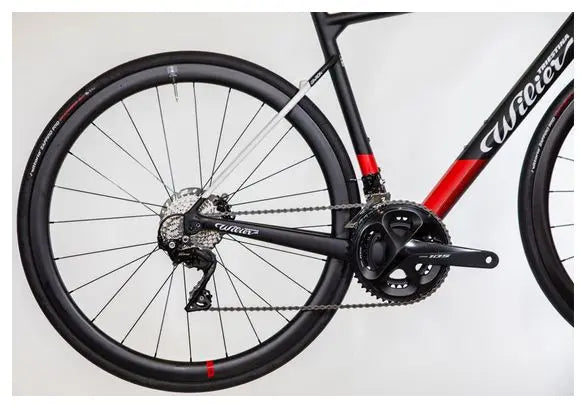 Vélo de Route Wilier Triestina Garda Disc Shimano 105 11V 700 mm Noir/Rouge JARDINS LOISIRS