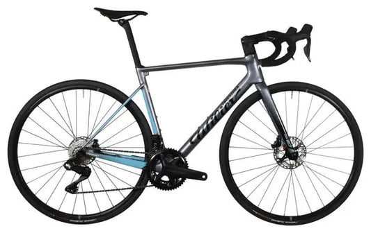 Vélo de Route Wilier Triestina Wilier 0 SL Miche RX26 Shimano Ultegra Di2 12V 700 mm Gris Bleu 2024 JARDINS LOISIRS