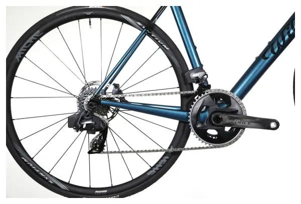 Vélo de Route Wilier Triestina Wilier 0 SLR Sram Force eTap AXS 12V 700 mm Turquoise Iride Petroleum JARDINS LOISIRS