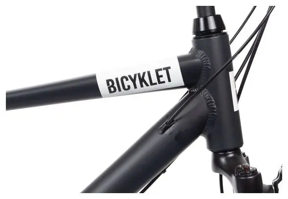 Vélo de Ville Bicyklet Léon Shimano Acera/Altus 8V 700 mm Noir Mat JARDINS LOISIRS