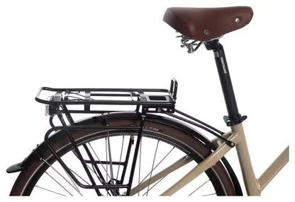 Vélo de Ville Électrique Bicyklet Camille Shimano Acera/Altus 8V 504 Wh 700 mm Beige Ivoire JARDINS LOISIRS