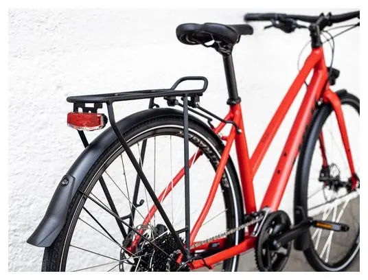 Vélo de Ville Trek FX 2 Disc Equipped Stagger Shimano Acera/Altus 9V 700 mm Rouge 2023 JARDINS LOISIRS