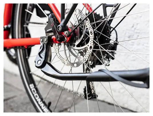 Vélo de Ville Trek FX 2 Disc Equipped Stagger Shimano Acera/Altus 9V 700 mm Rouge 2023 JARDINS LOISIRS