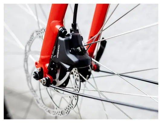 Vélo de Ville Trek FX 2 Disc Equipped Stagger Shimano Acera/Altus 9V 700 mm Rouge 2023 JARDINS LOISIRS