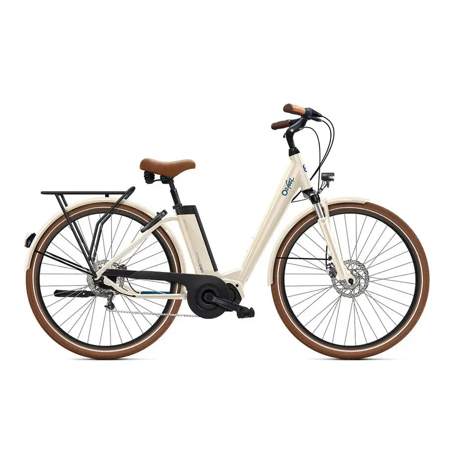 Vélo électrique - O2 Feel iVog City Boost 6.1 - S(T43) - Blanc Lin | Réf : VN-ROQ VERTS LOISIRS