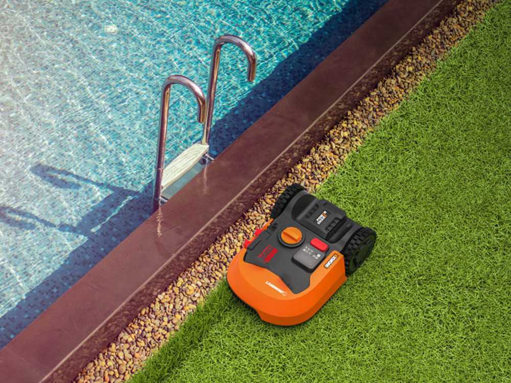 Worx Landroid M WR142E - Robot tondeuse - Avec périmètre - Batterie au lithium - M700 JARDINS LOISIRS