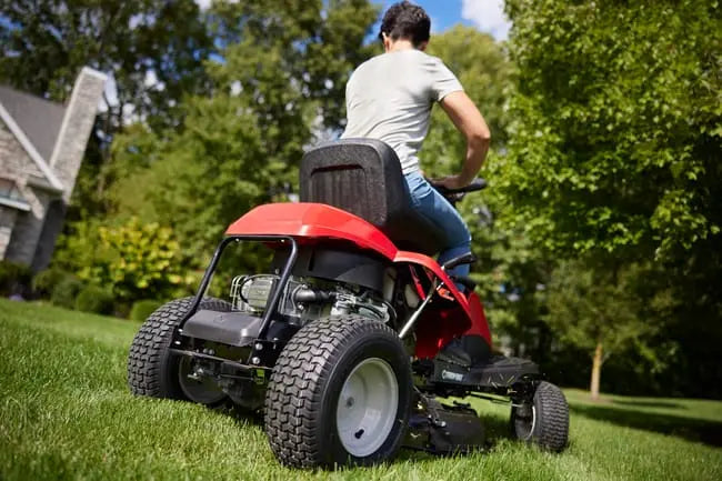 Tondeuse autoportée rider TROYBILT 76T-S 382 cm³ l.76 cm JARDINS LOISIRS
