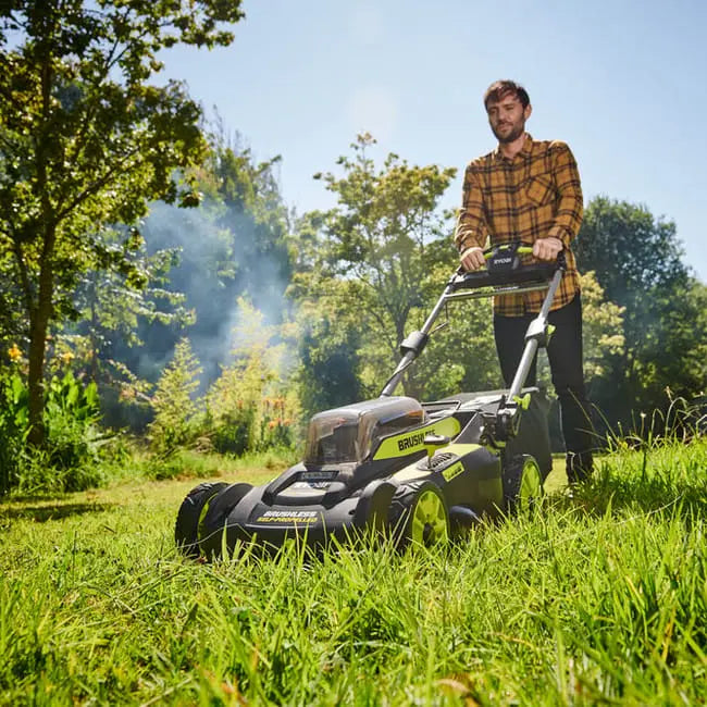Tondeuse sur batterie RYOBI Ry36lmx51a-160, 36V, 6Ah l.51 cm JARDINS LOISIRS