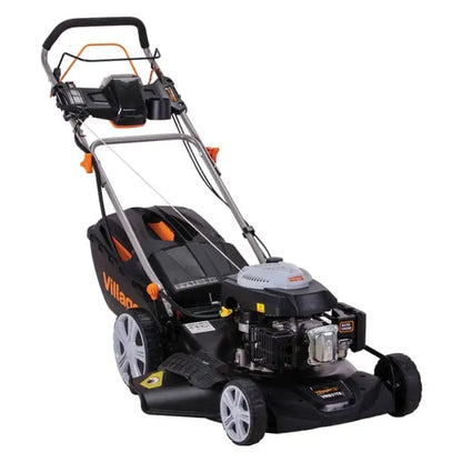 Tondeuse tractée mulching démarrage électrique 173cc 4 en 1 lame 50cm Villager Falcon 5111T-ES JARDINS LOISIRS
