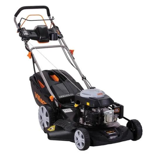 Tondeuse tractée mulching démarrage électrique 173cc 4 en 1 lame 50cm Villager Falcon 5111T-ES JARDINS LOISIRS