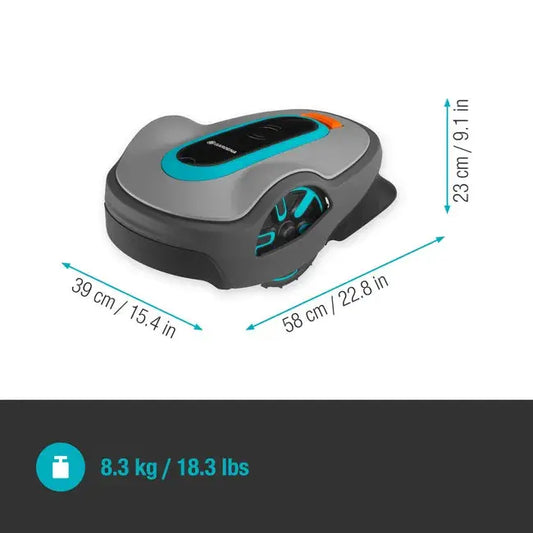 Robot tondeuse connecté GARDENA SILENO life - 1000m² JARDINS LOISIRS