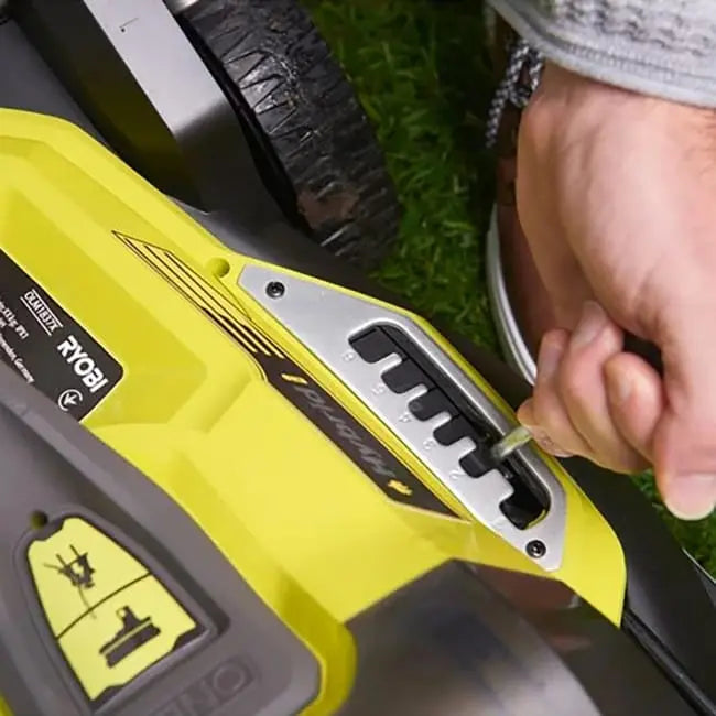 Pack Jardin RYOBI : Tondeuse hybride 18V RY18LMH37A + Coupe-bordure à batterie OLT1825M 18V + 2 batt 18V ONE+ 4,0Ah JARDINS LOISIRS