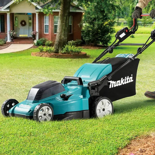 Tondeuse sur batterie MAKITA Dlm481ct2, 860 W 36 V, l.48 cm JARDINS LOISIRS