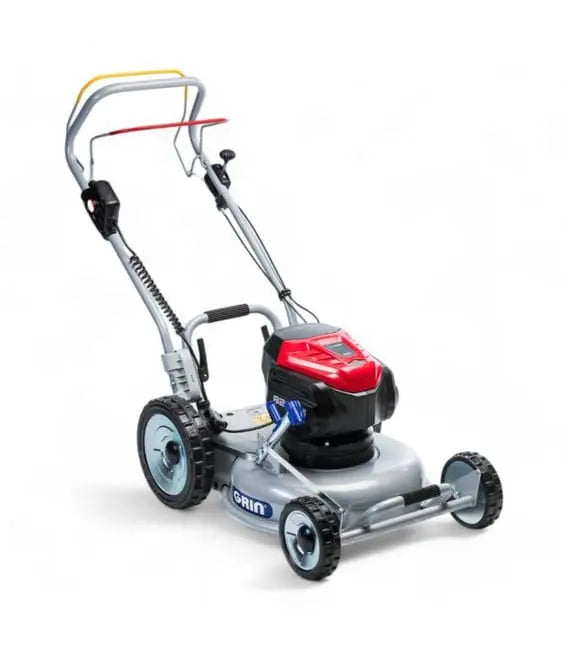 Tondeuse électrique tractée sur Batterie 82V, mulching professionnel, coupe 46cm - GRIN BM46A-82V JARDINS LOISIRS