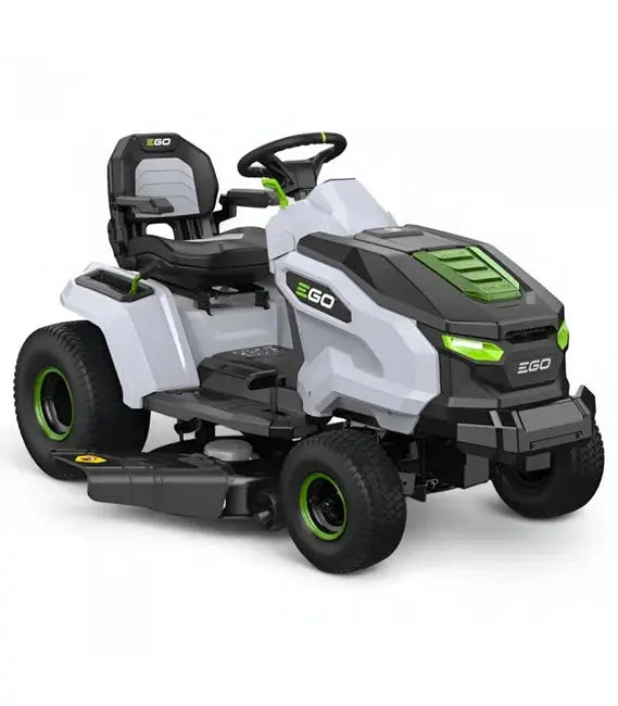 PACK Tracteur tondeuse autoportée à éjection latérale et mulching, 4 batteries 10Ah et chargeur rapide JARDINS LOISIRS