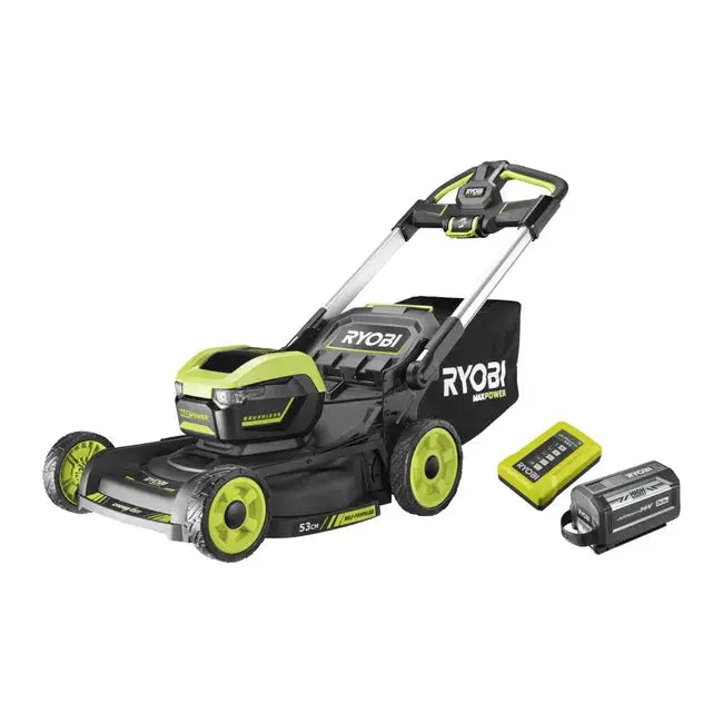 Tondeuse sur batterie 36V, RYOBI Ry36lmxsp53a-160, 53 cm JARDINS LOISIRS