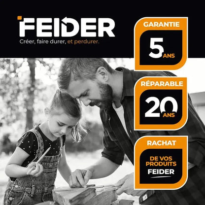 Scarificateur & Émousseur Thermique 212 cm³ Largeur 40 cm Bac 45 L – FEIDER FST200PRO JARDINS LOISIRS