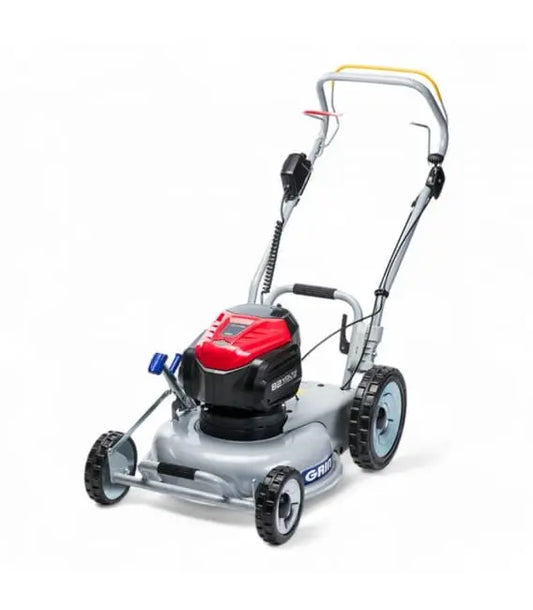 Tondeuse électrique tractée sur Batterie 82V, mulching professionnel, coupe 46cm - GRIN BM46A-82V JARDINS LOISIRS