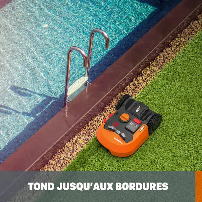 Robot tondeuse connecté WORX LANDROID - Jusqu'à 2000m² - WR155E JARDINS LOISIRS