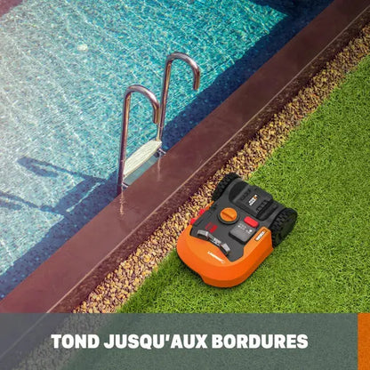 Robot tondeuse connecté WORX LANDROID - Jusqu'à 2000m² - WR155E JARDINS LOISIRS