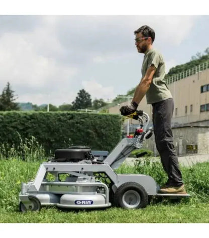 Tondeuse à gazon professionnelle 120 cm, mulching 7000 m²/h, zéro turn - GRIN XM120A JARDINS LOISIRS