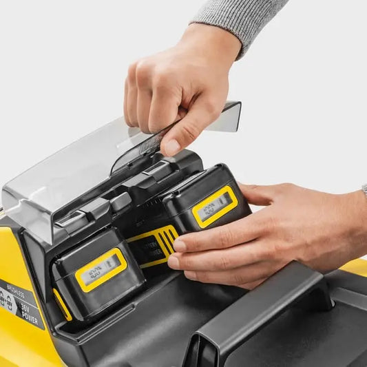 Tondeuse à gazon sans fil 36 V Karcher LMO 4-18 Dual Battery Set - 2 batterie 18 V / 5 Ah JARDINS LOISIRS