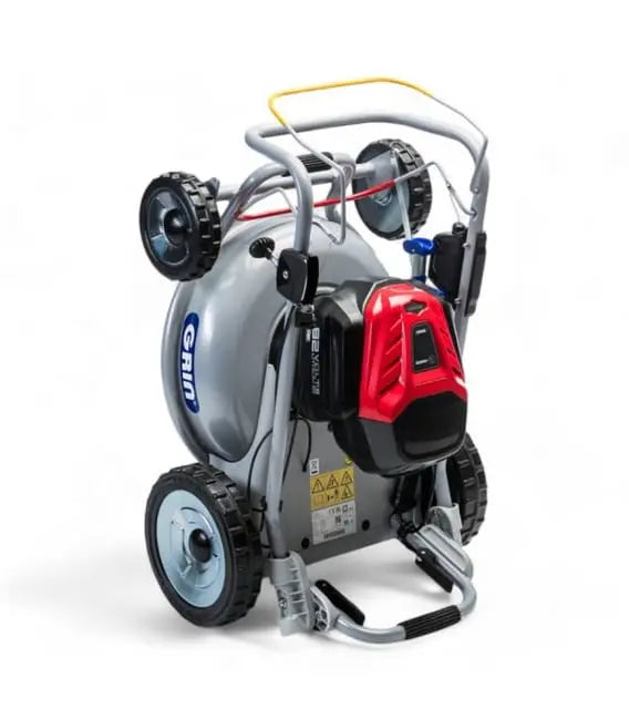 Tondeuse électrique tractée sur Batterie 82V, mulching professionnel, coupe 46cm - GRIN BM46A-82V JARDINS LOISIRS