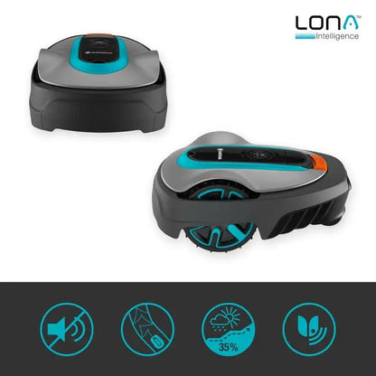 Robot tondeuse connecté GARDENA smart Sileno city - 500m² - 19602-66 wifi, LONA JARDINS LOISIRS