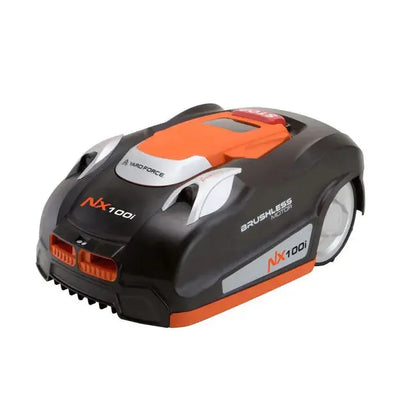 Robot de la tondeuse à gazon 28V avec batterie 2.9 AH et station de chargement JARDINS LOISIRS